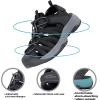 imageGRITION Hiking Sandals Women Closed Toe Waterproof Lightweight Adjustable Hiking Athletic Sandals Breathable For Beach Summer Adventure Comfortable Outdoor SportBlack2330