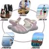 imageGRITION Hiking Sandals Women Closed Toe Waterproof Lightweight Adjustable Hiking Athletic Sandals Breathable For Beach Summer Adventure Comfortable Outdoor SportPink Sandal