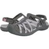 imageGRITION Hiking Sandals Women Closed Toe Waterproof Lightweight Adjustable Hiking Athletic Sandals Breathable For Beach Summer Adventure Comfortable Outdoor SportGreyPink 2314