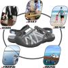 imageGRITION Hiking Sandals Women Closed Toe Waterproof Lightweight Adjustable Hiking Athletic Sandals Breathable For Beach Summer Adventure Comfortable Outdoor SportLight Blue 2314