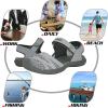imageGRITION Hiking Sandals Women Closed Toe Waterproof Lightweight Adjustable Hiking Athletic Sandals Breathable For Beach Summer Adventure Comfortable Outdoor SportGrey Sandal