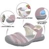imageGRITION Hiking Sandals Women Closed Toe Waterproof Lightweight Adjustable Hiking Athletic Sandals Breathable For Beach Summer Adventure Comfortable Outdoor SportPink Sandal
