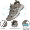 imageGRITION Hiking Sandals Women Closed Toe Waterproof Lightweight Adjustable Hiking Athletic Sandals Breathable For Beach Summer Adventure Comfortable Outdoor Sport2309beige Sandals