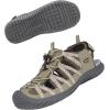 imageGRITION Hiking Sandals Women Closed Toe Waterproof Lightweight Adjustable Hiking Athletic Sandals Breathable For Beach Summer Adventure Comfortable Outdoor SportBeige2215