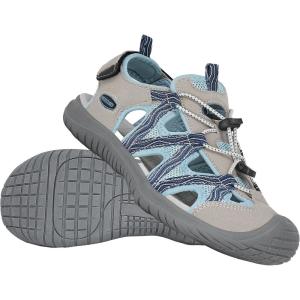 imageGRITION Hiking Sandals Women Closed Toe Waterproof Lightweight Adjustable Hiking Athletic Sandals Breathable For Beach Summer Adventure Comfortable Outdoor SportBlue 2148