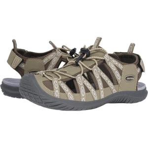 imageGRITION Hiking Sandals Women Closed Toe Waterproof Lightweight Adjustable Hiking Athletic Sandals Breathable For Beach Summer Adventure Comfortable Outdoor SportBeige2215