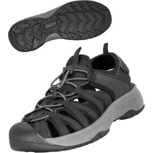 imageGRITION Hiking Sandals Women Closed Toe Waterproof Lightweight Adjustable Hiking Athletic Sandals Breathable For Beach Summer Adventure Comfortable Outdoor SportBlack2330