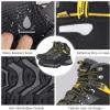 imageGRITION Mens Hiking Boots Waterproof Outdoor Walking Boots Mid Ankle Comfortable Athletic Boots Lightweight Lace Up Backpacking Shoes