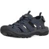 imageGRITION Men Outdoor Hiking Sandals Closed Toe Sport Water Sandal Waterproof Athletic Adjustable Adventures Beach Walking Traveling Shoes Fishermen Summer Wide Sandles 75 US  40 EU Nave Blue