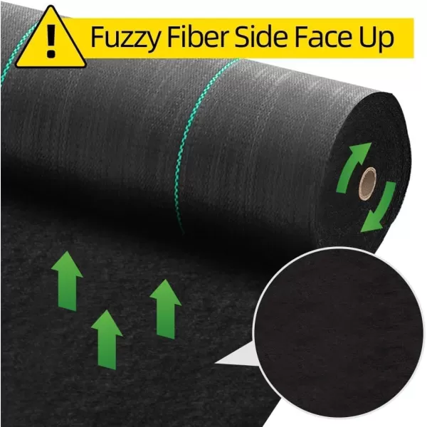 AMAGABELI GARDEN &amp; HOME 5.8oz 4ft x 100ft Weed Barrier Landscape Fabric Ground Cover Weed Cloth Heavy Duty Weed Block Gardening Ground Mat Woven Weed Control Fabric Geotextile Garden Lawn Outdoor