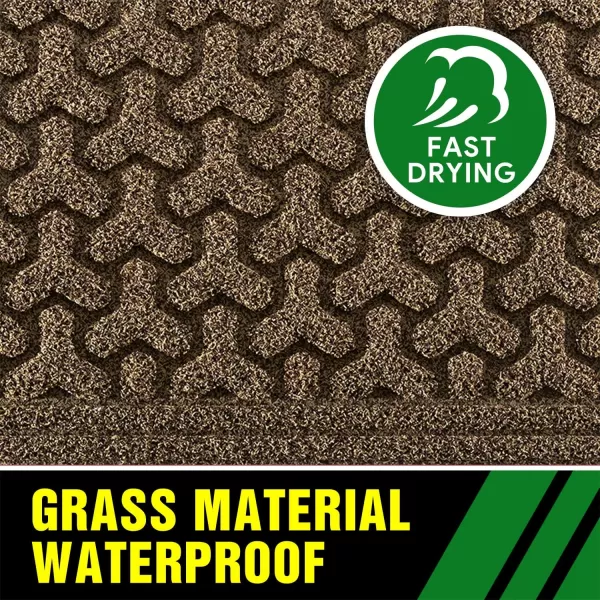 Amagabeli Large Outdoor Door Mats Rubber Shoes Scraper 36" x 24" for Front Door Entrance Outside Doormat Patio Rug Dirt Debris Mud Trapper Waterproof Out Door Mat Low Profile Washable Carpet BG039