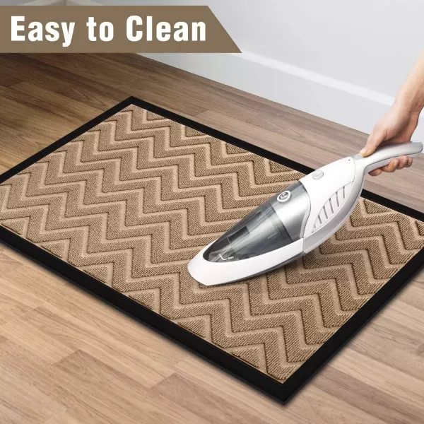 Amagabeli Large Outdoor Door Mats Rubber Shoes Scraper 36" x 24" for Front Door Entrance Outside Doormat Patio Rug Dirt Debris Mud Trapper Waterproof Out Door Mat Low Profile Washable Carpet BG036