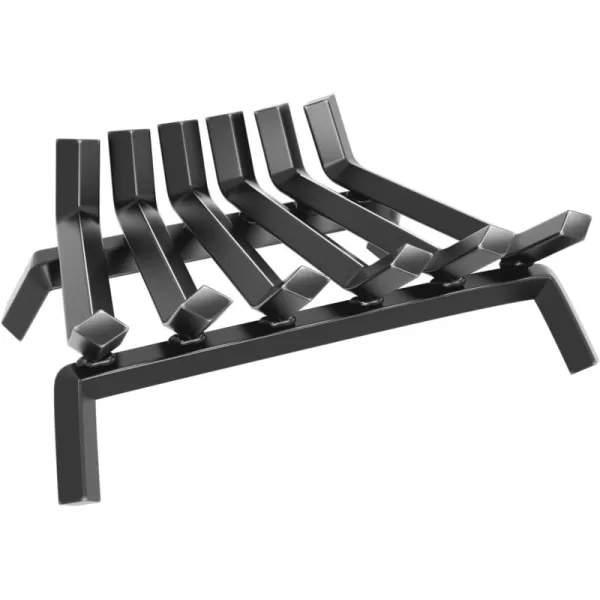 AMAGABELI GARDEN &amp; HOME Fireplace Log Grate 30 inch Wrought Iron Fire Place Grates Heavy Duty Solid Steel Indoor Chimney Hearth 3/4" Bar Outdoor Firepit Wood Stove Firewood Burning Rack Holder