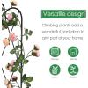 imageAMAGABELI GARDEN ampamp HOME 2 Pack Black Garden Trellis for Climbing Plants 47 x 16 Iron Plant Support Climbing Vines and Flowers Stands Vegetables Patio Metal Lattices Grid Panels for Ivy CucumbersBlack