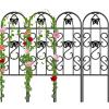 imageAMAGABELI GARDEN ampamp HOME 2 Pack Garden Trellis 60quot x 18quot Rustproof Black Iron Butterfly Potted Vegetables Flowers Patio Metal Lattices Grid Panels for Ivy Roses Cucumbers Clematis SupportsBlackbutterfly 60