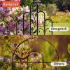 imageAMAGABELI GARDEN ampamp HOME 2 Pack Large Garden Trellis for Climbing Plants Outdoor 71 x 21 Black Iron Trellis for Potted Plant Support Metal Rose Trellis Vine Cucumber