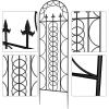imageAMAGABELI GARDEN ampamp HOME 2 Pack Large Garden Trellis for Climbing Plants Outdoor 71 x 21Black Iron Plant Trellis for Potted Plant Support Tall Wall Metal Trellis Rose Vine Cucumber