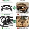 imageAMAGABELI GARDEN ampamp HOME Plant Caddy with Wheels Heavy Duty 14 2 Pack Rolling Plant Stand Plant Dolly Iron Wheeled Lockable Casters Round Pot Mover Rollers Indoor Outdoor Planter Trolley Metal2