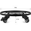 imageAMAGABELI GARDEN ampamp HOME Plant Caddy with Wheels Heavy Duty 14 2 Pack Rolling Plant Stand Plant Dolly Iron Wheeled Lockable Casters Round Pot Mover Rollers Indoor Outdoor Planter Trolley Metal1