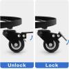 imageAMAGABELI GARDEN ampamp HOME Plant Caddy with Wheels Heavy Duty 14 2 Pack Rolling Plant Stand Plant Dolly Iron Wheeled Lockable Casters Round Pot Mover Rollers Indoor Outdoor Planter Trolley Metal1