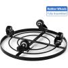 imageAMAGABELI GARDEN ampamp HOME Plant Caddy with Wheels Heavy Duty 14 2 Pack Rolling Plant Stand Plant Dolly Iron Wheeled Lockable Casters Round Pot Mover Rollers Indoor Outdoor Planter Trolley Metal2