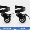 imageAMAGABELI GARDEN ampamp HOME Plant Caddy with Wheels Heavy Duty 14 2 Pack Rolling Plant Stand Plant Dolly Iron Wheeled Lockable Casters Round Pot Mover Rollers Indoor Outdoor Planter Trolley Metal1