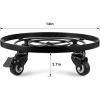 imageAMAGABELI GARDEN ampamp HOME Plant Caddy with Wheels Heavy Duty 14 2 Pack Rolling Plant Stand Plant Dolly Iron Wheeled Lockable Casters Round Pot Mover Rollers Indoor Outdoor Planter Trolley Metal2