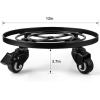 imageAMAGABELI GARDEN ampamp HOME Plant Caddy with Wheels Heavy Duty 14 2 Pack Rolling Plant Stand Plant Dolly Iron Wheeled Lockable Casters Round Pot Mover Rollers Indoor Outdoor Planter Trolley Metal1