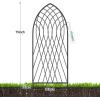 imageAmagabeli 2 Pack Large Garden Trellis for Climbing Plants 75 x 31 Heavy Duty Rustproof Black Iron Plant Trellis for Potted Plants Support Tall Wall Metal Trellis for Rose Vegetables Cucumber GT05
