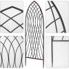 imageAmagabeli 2 Pack Large Garden Trellis for Climbing Plants 75 x 31 Heavy Duty Rustproof Black Iron Plant Trellis for Potted Plants Support Tall Wall Metal Trellis for Rose Vegetables Cucumber GT05