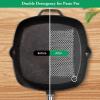 imageAmagabeli Cast Iron Cleaner 8quotx6quot 316L Stainless Steel Chainmail Scrubber Cast Iron Skillet Cleaner for Pan Pot Wok Griddles BBQ Grills Cast Iron Cleaning8x8