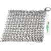 imageAmagabeli Cast Iron Cleaner 8quotx6quot 316L Stainless Steel Chainmail Scrubber Cast Iron Skillet Cleaner for Pan Pot Wok Griddles BBQ Grills Cast Iron Cleaning8x6