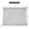 imageAmagabeli Cast Iron Cleaner 8quotx6quot 316L Stainless Steel Chainmail Scrubber Cast Iron Skillet Cleaner for Pan Pot Wok Griddles BBQ Grills Cast Iron Cleaning8x8
