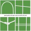 imageAmagabeli garden ampamp home 32inH20ftL Decorative Garden Fences and Borders for Dogs 14panels No Dig Metal Fence Panel Garden Edging Border Fence for Animal Barrier Fencing for Flower Bed Yard GreenWhite
