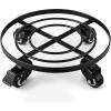 imageAMAGABELI GARDEN ampamp HOME Plant Caddy with Wheels Heavy Duty 14 2 Pack Rolling Plant Stand Plant Dolly Iron Wheeled Lockable Casters Round Pot Mover Rollers Indoor Outdoor Planter Trolley Metal1