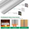 imageAMAGABELI GARDEN ampamp HOME Baguette Bread Pan 15quot x 13quot Nonstick Perforated Baguette Tray French Bread Baking 4 Wave Loaf Bake Mold Toast Cooking Baker Molding Gutter Oven Toaster Dishwasher Safe Silver2 Slots