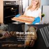 imageAMAGABELI GARDEN ampamp HOME Baguette Bread Pan 15quot x 13quot Nonstick Perforated Baguette Tray French Bread Baking 4 Wave Loaf Bake Mold Toast Cooking Baker Molding Gutter Oven Toaster Dishwasher Safe Silver4 Slots