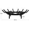 imageAMAGABELI GARDEN ampamp HOME 24in Fire Grate Log Grate Wrought Iron Fire Pit Round Spider Wagon Wheel Firewood Grate Heavy Duty 07in Bar Fireplace Stove Burning Rack Holder 4Legs Chimney Hearth BG27427 inch