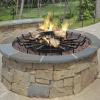 imageAMAGABELI GARDEN ampamp HOME 24in Fire Grate Log Grate Wrought Iron Fire Pit Round Spider Wagon Wheel Firewood Grate Heavy Duty 07in Bar Fireplace Stove Burning Rack Holder 4Legs Chimney Hearth BG27432 inch