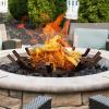 imageAMAGABELI GARDEN ampamp HOME 24in Fire Grate Log Grate Wrought Iron Fire Pit Round Spider Wagon Wheel Firewood Grate Heavy Duty 07in Bar Fireplace Stove Burning Rack Holder 4Legs Chimney Hearth BG27427 inch