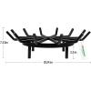 imageAMAGABELI GARDEN ampamp HOME 24in Fire Grate Log Grate Wrought Iron Fire Pit Round Spider Wagon Wheel Firewood Grate Heavy Duty 07in Bar Fireplace Stove Burning Rack Holder 4Legs Chimney Hearth BG27424 inch