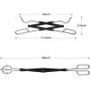 imageAMAGABELI GARDEN ampamp HOME 26quot Long Fireplace Tongs Log Grabber for Firewood Fire Pit Campfire Bonfire for up 12 Thick Logs Heavy Duty Wrought Iron Outside Outdoor Indoor Wood Stove Fire Place Tools