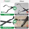 imageAMAGABELI GARDEN ampamp HOME 26quot Long Fireplace Tongs Log Grabber for Firewood Fire Pit Campfire Bonfire for up 12 Thick Logs Heavy Duty Wrought Iron Outside Outdoor Indoor Wood Stove Fire Place Tools