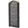 imageAMAGABELI GARDEN ampamp HOME Decorative Gold Fireplace Screen 4 Panel Folding Ornate Wrought Iron Black Metal Fire Place Free Standing Gate Large Mesh Solid Steel Spark Guard Cover Outdoor Accessories