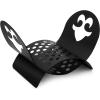 imageAMAGABELI GARDEN ampamp HOME Fireplace Log Holder Firewood Rack Indoor Firewood Basket Wrought Iron Wood Stove Stacking Rack Storage Rack for Firewood Outdoor Logs Bin Storage Container Metal Outdoor Black