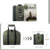 imageAMAGABELI GARDEN ampamp HOME Large Canvas Log Tote Bag Carrier Indoor Fireplace Firewood Holder Woodpile Rack Fire Wood Carriers Carrying For Outdoor Tubular Birchwood Stand By Hearth Stove Tools SetDark Green
