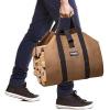 imageAMAGABELI GARDEN ampamp HOME Large Canvas Log Tote Bag Carrier Indoor Fireplace Firewood Holder Woodpile Rack Fire Wood Carriers Carrying For Outdoor Tubular Birchwood Stand By Hearth Stove Tools SetBrown