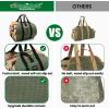 imageAMAGABELI GARDEN ampamp HOME Large Canvas Log Tote Bag Carrier Indoor Fireplace Firewood Holder Woodpile Rack Fire Wood Carriers Carrying For Outdoor Tubular Birchwood Stand By Hearth Stove Tools SetDark Green