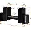 imageAMAGABELI GARDEN ampamp HOME Set of 2pack Firewood Rack Brackets Outdoor Heavy Fireplace Wood Storage Holder Kit Adjustable to Any Length Height Fireplace Lumber Wood Rack Pile Stacker Steel Black4