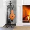 imageAmagabeli Fireplace Bellows Indoor 155quotx 7quot for Wood Bellow Stove Fire Air Blower for Fire Pit Bellows Outdoor Cooking Camping Nozzle BBQ Charcoal Grill Chimney Bellow Barbeque Fire Tools WoodenWooden Color